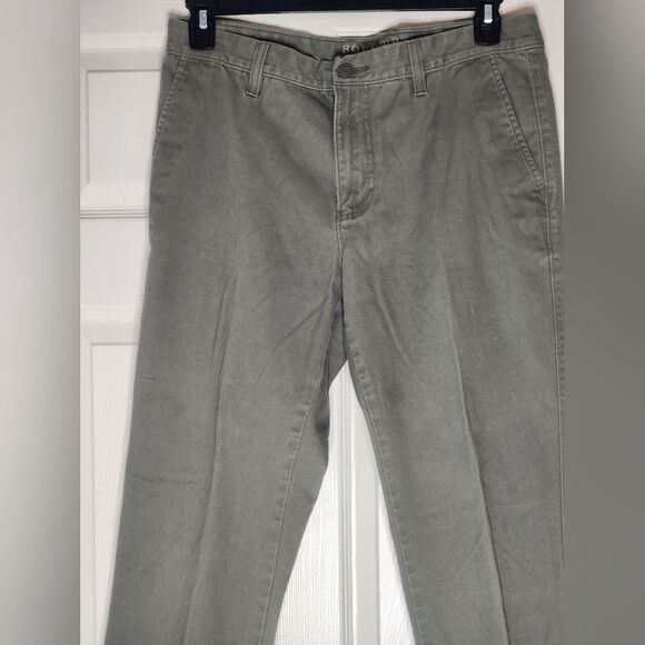 SONOMA Life + Style Straight Fit Smoke Gray Men's Casual Pants 33"W x 30" - Picture 2 of 7